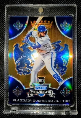 2019 Crusade VLADIMIR GUERRERO JR FOTL ORANGE PRIZM RC #21 - Case Hit SP #Ed /17 - Image 1 of 4