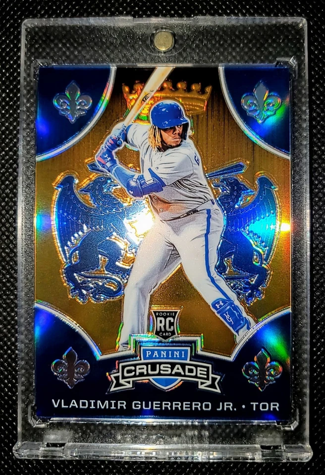 2019 Crusade VLADIMIR GUERRERO JR FOTL ORANGE PRIZM RC #21 - Case Hit SP #Ed /17 - Image 1 of 4