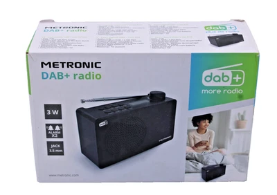 Metronic DAB + Radio ,UKW, portabel, Radiowecker, neuwertig - Bild 1 von 3