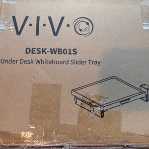 VIVO Under Desk Whiteboard Slider Tray, Hideaway Workstation Dry Erase Board - Picture 1 of 1