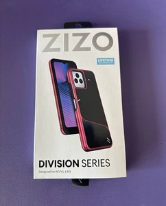 Revvl 6 5G Phone Case ZIZO Transform Serie NEW Black/Red - Picture 1 of 4