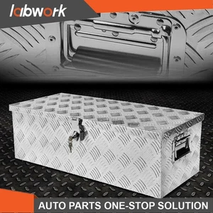 Labwork 30"X13"X10" ALUMINUM PICKUP TRUCK TRUNK BED TOOL BOX TRAILER STORA - Picture 1 of 11