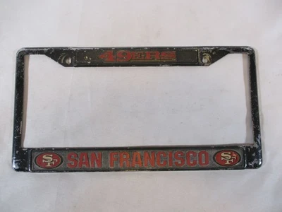 Vintage - San Francisco 49ers - Quadro de placa de metal com logotipo - Imagem 1 de 2