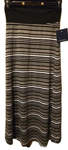 Girls Size 10/12 Maxi Skirt Falls Creek Grey & Black - Picture 1 of 6