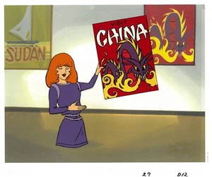 Scooby-Doo-Original Production Cel of Daphne with Hanna-Barbera Seal (c. 1985) - Picture 1 of 1