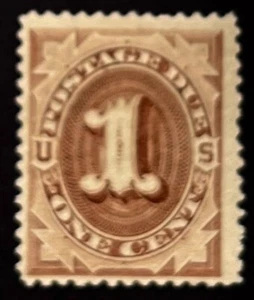 US #J1 1c POSTAGE DUE MOGH cv $95 - Picture 1 of 2