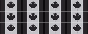 12 - 2" Canada Subdued Maple Leaf Flag Decal Canadian Military Helmet Sticker - Imagen 1 de 1