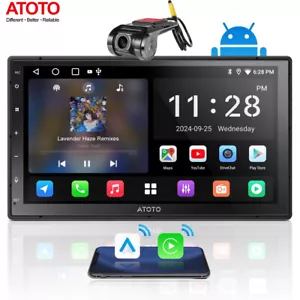 ATOTO A5L 7“ Android 2 Din Autoradio GPS Wireless Android Auto + DVR Videocamera - Foto 1 di 8