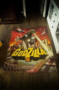 GODZILLA 1980 Large French Grande Vintage Movie Poster Original 1973 - Bild 1 von 8