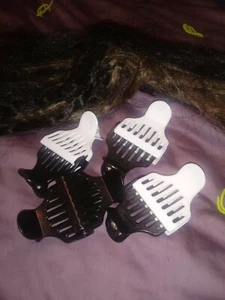 Revlon hair crimper + braiding extensions & clips Black/brown 3 Packs synthetic  - Picture 1 of 9