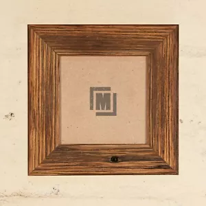 Original Oiled - Square Recycled wooden picture frame, Square Photo Frames - Picture 1 of 12