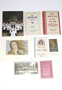 Catholicism Religious Studies Antique & Vintage Ephemera Brochures Postcard Lot - Picture 1 of 18
