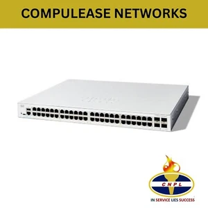 Cisco C1300-48P-4G Cisco 48 Port POE Switch 4 x 1GB SFP New Selaed - Picture 1 of 2