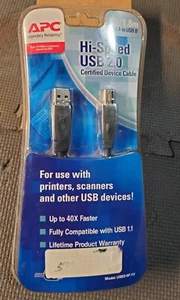 New APC HI-Speed USB 2.0 Certified Device Cable 6 ft/1.8m USB A To USB B - Picture 1 of 6