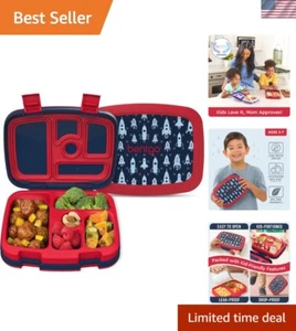 Durable Drop-Proof Kids Lunch Box - Microwave & Dishwasher Safe, 5 Compartments - Picture 1 of 10