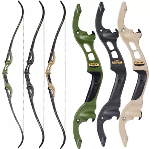 62'' Recurve Bow 25-60lbsTakedown Riser Archery Target Shoot Hunting - Picture 1 of 14