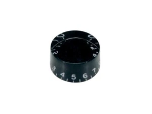 Ein Gibson Style Bell Knopf Potiknopf speed knob schwarz transparent KB-110 - Picture 1 of 1