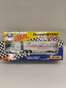 Matchbox 1994 Super Star Transporters #75 Factory Stores Todd Bodine NEW - Picture 1 of 6