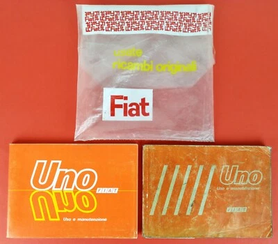 Fiat Uno - 2 Manuales Original Uso y Mantenimiento - Imagen 1 de 3