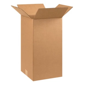 Versandkarton braun Wellpappe Größe 8x8x20 - Packung mit 25 Kartons - Bild 1 von 3