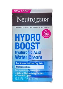 Neutrogena Hydro Boost, Water Cream, 9x Hydration Fragrance Free, 0.5 fl oz NEW - Picture 1 of 7