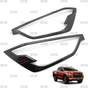 Carbon Head Lamp Lights Cover For Isuzu D-Max Dmax Hi-Lander V-Cross 2020 2021 - Picture 1 of 9