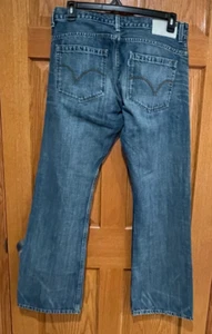 Pantalones de mezclilla LEVI'S Silver Tab para hombre Bootcut 34x34 azul medio usados en excelente estado - Imagen 1 de 7