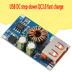 USB DC Step-Down Module 12V 24V To QC3.0 Phone Quick Charger For Apple Huawei  q