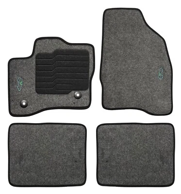 Carpet Floor Mats For 2010 to 2019 Ford Taurus Front and Rear Gray ecoMats 4PCS - Image 1 of 4