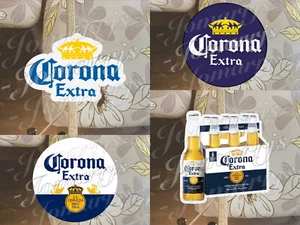 Corona Extra Bier mexikanisches Cerveza Logo Vinyl Aufkleber Abziehbild Fan Becher Größe 2"-18" - Bild 1 von 7