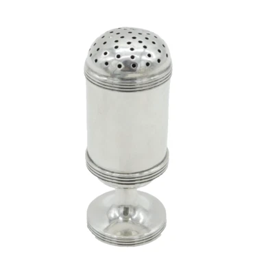 Early-Victorian Sterling Silver Pedestal Pepper Shaker Antique 1838 London - Image 1 of 4