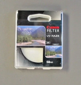 Canon 58mm UV Haze Glass Filter, model 7-5801-1 - Picture 1 of 4