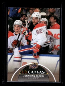2021 UD Canvas Jonathan Drouin #C313 Montreal Canadiens - Picture 1 of 2