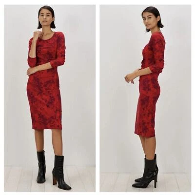 Vestido para mujer The Kit Jamie talla pequeña Cerise complicación rojo púrpura  Foto 1 de 4