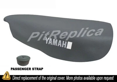 YAMAHA SEROW XT225 XT 225 1989-2004 *GRIS OSCURO* FUNDA ASIENTO CON CORREA [TVOO] Foto 1 de 4