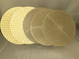 5PCs 7" Inch Diamond Polishing Pads DRY Granite Concrete Stone Marble USA SHIP - Picture 1 of 4