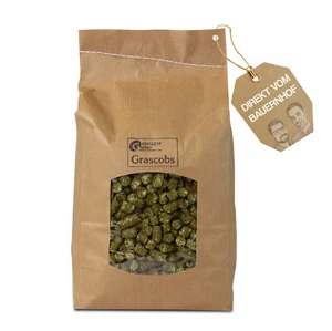 25kg Grascobs 1,04€/kg I Graspellets I Heucobs I Wiesencobs I Heuersatz - Bild 1 von 7