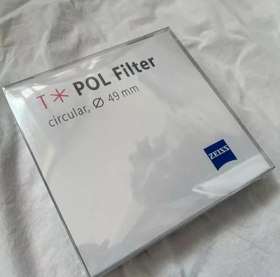 Carl Zeiss T* POL Circular Polarizer Lens Cpl Filter Variable Nd Film UV 49 mm - Image 1 of 4