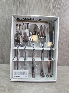 Juego de cubiertos IKEA SMAKGLAD de 20 piezas de acero inoxidable 803.045.35 - Imagen 1 de 1