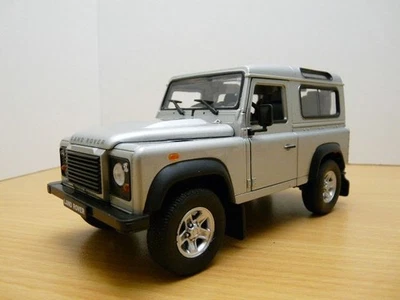LAND ROVER DEFENDER 90 gris métallisé 1/24 - Photo 1/4