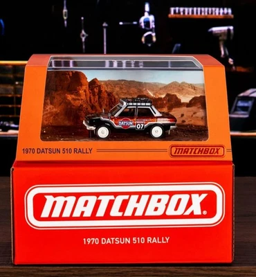 Matchbox Mattel Creations 1970 Datsun 510 Rally Rlc New Sealed 🔥  - Image 1 of 4