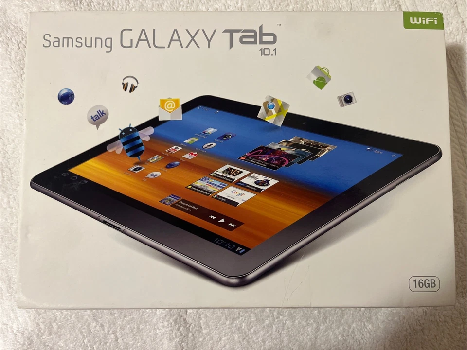 Tablet Samsung Galaxy Tab 10.1 WiFi (GTP7510MADB) 16GB Negra Android Foto 1 de 4