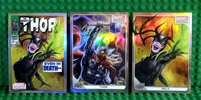 UD Marvel Platinum RAINBOW THOR COVER VARIANT HELA RAINBOW HELA ~ PACK FRESH - Image 1 of 3