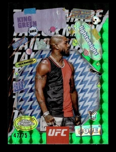 KING GREEN 2025 Topps Chrome UFC MMA TRM-8 Tailor Made Green Geometric Refractor - Picture 1 of 2