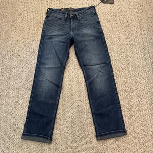 DUER Jeans Mens 30x32 Straight Fleece Lined Water Resistant Performance Denim - Picture 1 of 7