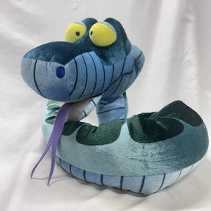 Disney Store KAA Jungle Book 2 RARE 35” Posable Large Blue Python Snake Plush - Picture 1 of 8