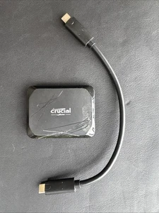 Crucial X9 4TB USB-C Portable SSD Solid State Drive - Picture 1 of 2