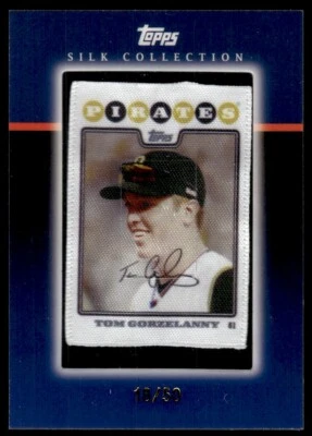 Colección de seda Topps 2008 Tom Gorzelanny 18/50 Pittsburgh Pirates #SC51 Foto 1 de 2