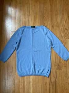 Lauren Ralph Lauren Women’s 100% Cashmere Heather 3/4 Sleeve Sweater S A5 - Picture 1 of 6