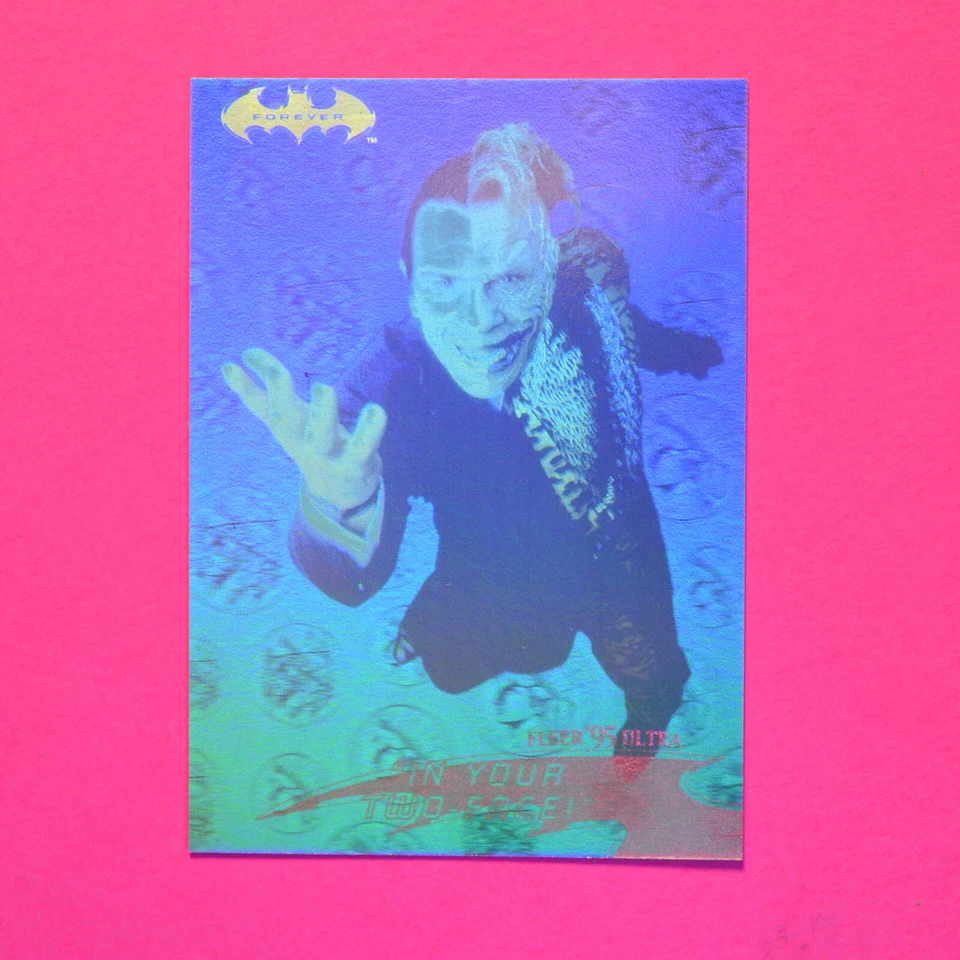 1995 Fleer Ultra BATMAN FOREVER, HOLOGRAM Trading Card #16, In your Two-Face - Image 1 of 1